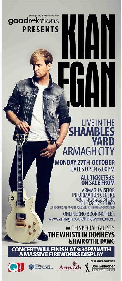 * 1 more week to go ! *
Tickets only £5 from Armagh visitor centre ! 
<a href="/KianEganWL/">Kian Egan</a> @KianEganWebNews <a href="/ArmaghI/">Armagh I</a>
