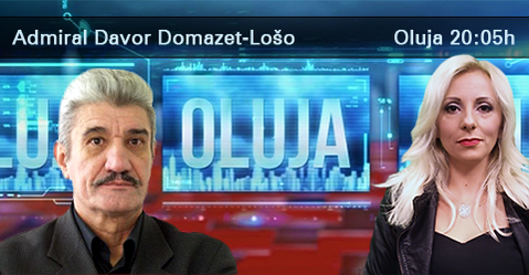 Večeras u Oluji nepropustite gostovanje admirala Davor Domazet-Lošo!
Tema: afera u koju je upleten dr. Ivo Josipović!