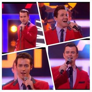 LauraLocket86's tweet image. #MichaelWatson #JonBoydon #EddPost #MattNalton #JerseyBoys Michael looking fierce. Swoon. OK ..... now work.