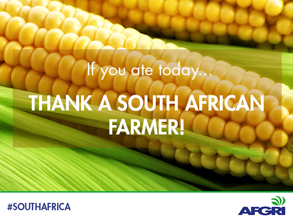 Today, like every other day, we are thankful for the hard work &amp; dedication of South African farmers.