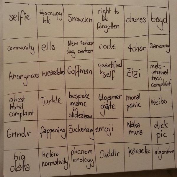 emvdn's tweet image. #conferencebingo #ir15