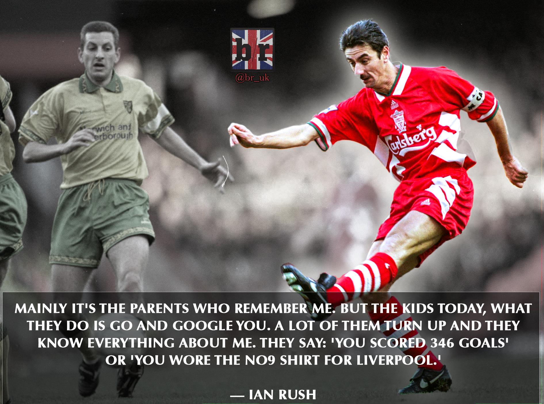 Happy Birthday to a Liverpool legend that the kids really should know about. The great Ian Rush turns 53 today. 