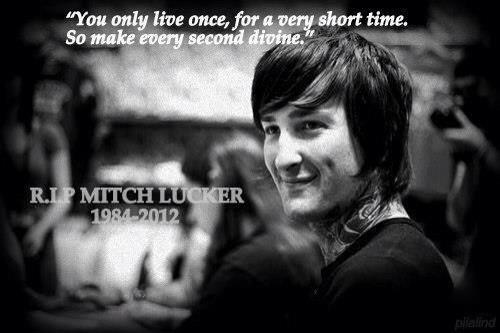 Happy Birthday Mitch Lucker!! R.I.P. Everyone wear your Suicide Silence merch!     