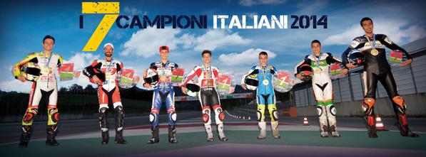CIVtv's tweet photo. I Campioni Italiani #CIV2014 #Caricasulo64 #Goi12 #Pagliani96 #Arbolino44 #Nepa81 #Montella5 #Scagnetti35 #Mugello http://t.co/EMXONfIqpi