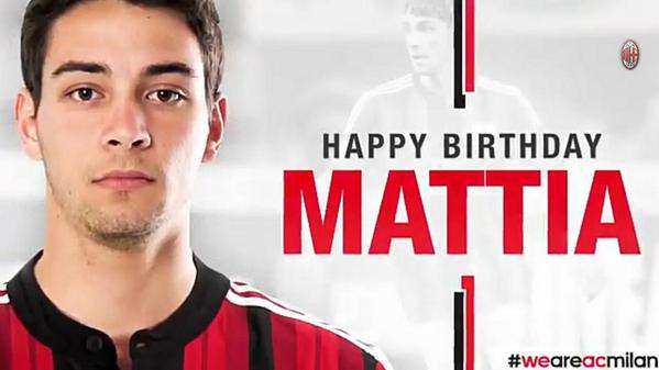 Happy birthday Mattia De Sciglio, yang ke 22 tahun..    