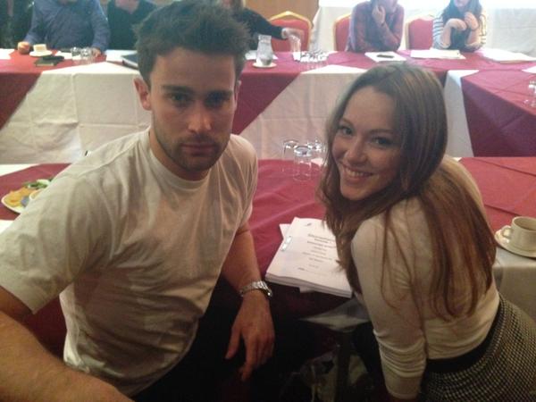 BBCTwo's tweet photo. Christian Cooke and Charlotte Spencer are to star in new adaptation of Iain Bank's novel #Stonemouth. http://t.co/O5pvNhezI7