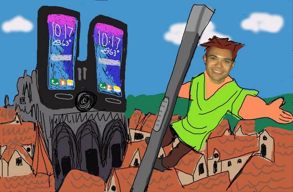 Limlaunch's tweet photo. @SamsungMobileUS So for Halloween this year I'm thinking the Hunchback of NOTEr Dame. Thoughts? #NotePunIntended http://t.co/EBgwYbO6UR