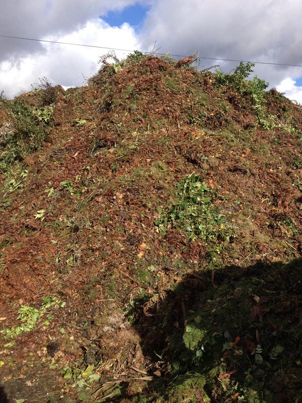 Good #quality green waste deliveries today @ViridorUK #beddington ready for #transformingwaste into #PAS100 compost