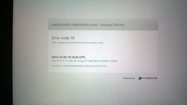 THIAGOFELIPEFER's tweet photo. #doulci mais uma vez....  Após 5 meses de espera e 3 vezes tentando registrar no servidor e nada... http://t.co/sDevcZa8lI