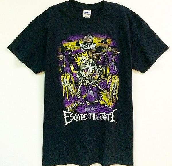 PrintBandit's tweet photo. Escape the fate 💀. Three color print. Info@theprintbandit.com ✔️ #screenprint #nj #nyc #tshirt http://t.co/AkpKkbqk6N