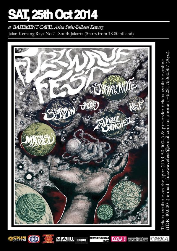 25 Oct @fuzzwavefest Vol.1 <a href="/basementcafe_/">Basement Cafe</a> with Shark Move <a href="/thunder_sanchez/">Thunder Sanchez</a> <a href="/sigmuns/">Sigmun</a> <a href="/Matiasu_/">Matiasu</a> <a href="/MENGGAUNG/">GAUNG</a> <a href="/KIEF_JKT/">KIEF</a>