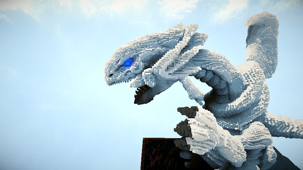 Pero マイクラ造形 在 Twitter 上 Minecraftでブルー アイズ作ってみた 動画化はニコニコ動画とyoutubeで Minecraftブルーアイズ Http T Co Cpdsbs2pbm Twitter