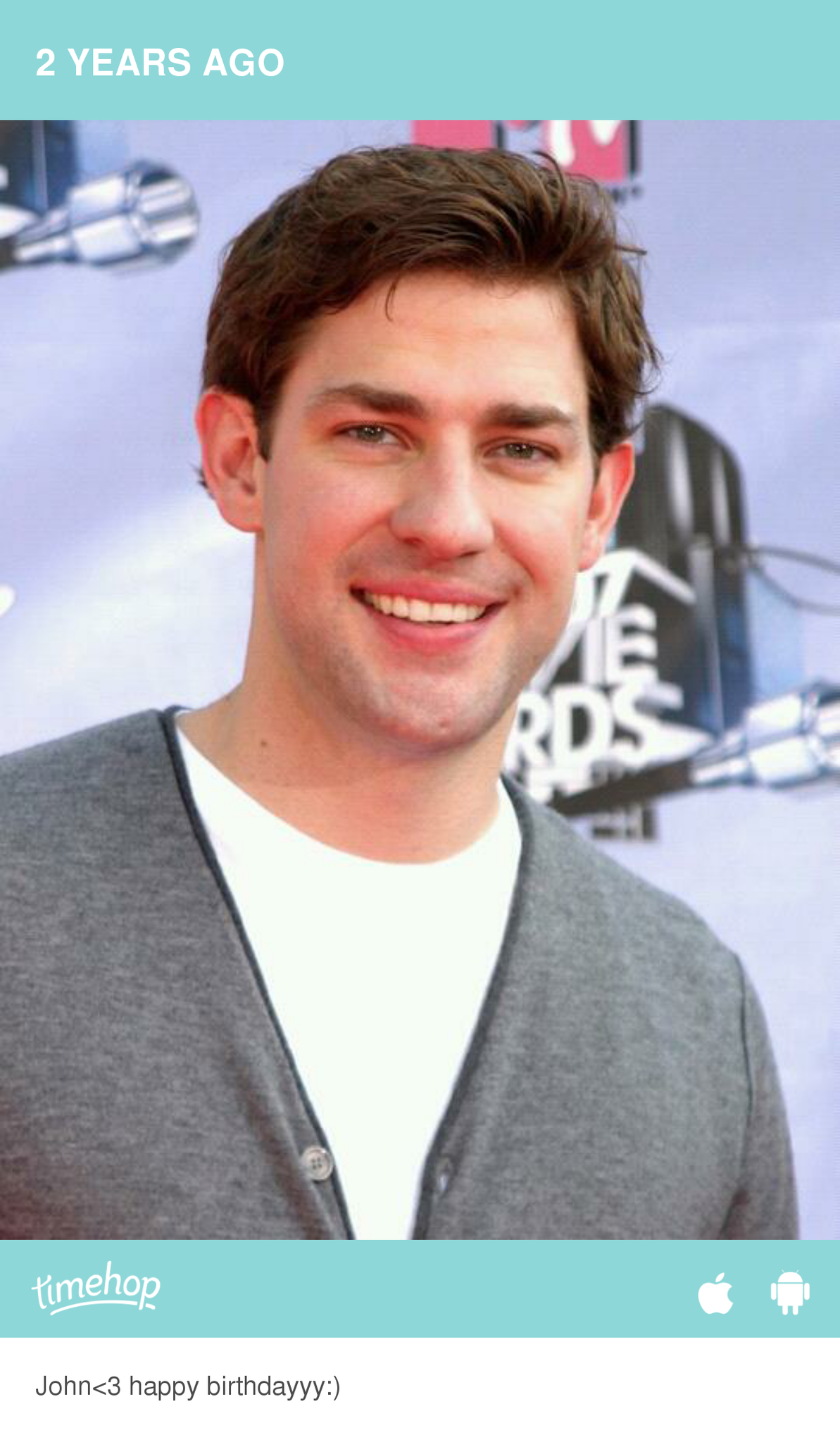 Ahh Happy Birthday to my hubbyyy John Krasinski  