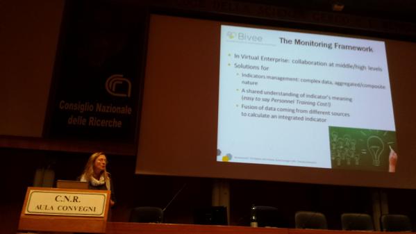 DomenicoPotena's tweet photo. Now the stage to @ClaudiaDiamanti: solutions to monitor and to analyse innovation #innovaconf @biveeproject http://t.co/VPZxy0LBth