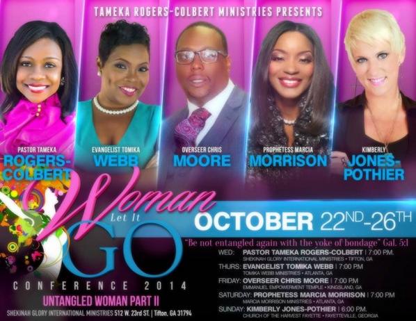 ProphtessMarcia's tweet photo. Tifton,GA! Get ready for #GloryTAKEOVER! Meet us Sat/Oct25, 7pm@ Woman Let It GoConf. w/Pastor Tameka Rogers-Colbert! http://t.co/j5T17TPAVY