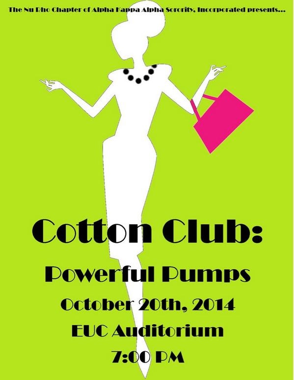 SweetNuRho's tweet photo. Tonight is our annual Cotton Club talent show! Free &amp; open to the public! Come out and support some amazing talents! http://t.co/tDyzy8uZtO