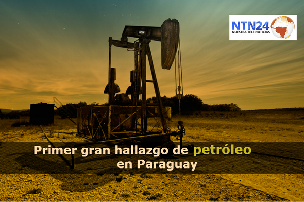 NTN24's tweet photo. Las acciones suben: Compañía británica realiza primer gran hallazgo de petróleo en Paraguay http://t.co/WFE32QSLlo http://t.co/IkLGk77V6I
