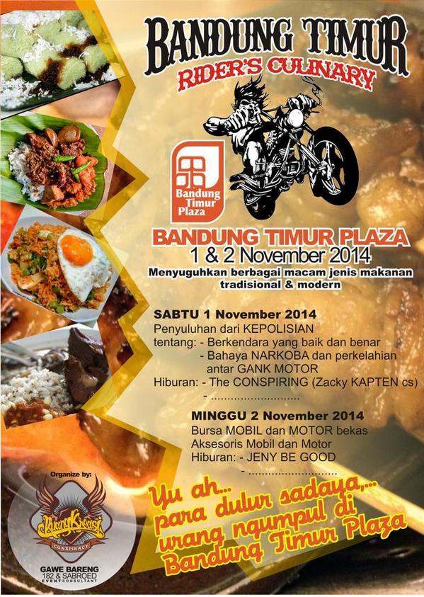 #Support182 RBMC proudly present! Bandung Timur Riders Culinary at Bdg Timur Plaza <a href="/BikersPutera/">PUTERA BDG COMMUNITY</a> <a href="/AndjingEdan_ID/">ANDJING EDAN M.C.</a>
