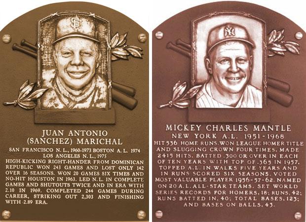 Happy birthday to Hall of Famers Mickey Mantle and Juan Marichal. 