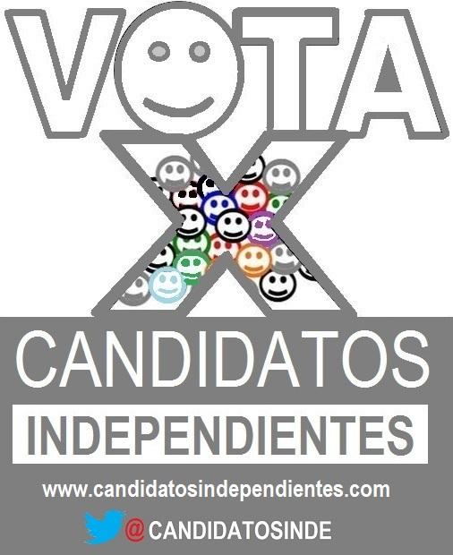 candidatosinde's tweet photo. ELIGE y VOTA a favor de l@s Candidat@s INDEPENDIENTES http://t.co/Z0oNpEkHI2