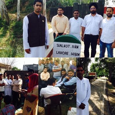 PYC_JandK's tweet photo. Dr. Uma Shankar Pandy &amp; other PYC leaders toured the Border belt of J&amp;K in Jammu region on 16,17 Oct. http://t.co/dTcVxCDrc6