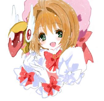 昨日の絵チャで。カードキャプターさくらちゃん。 CLAMP作品はつい光を散らしたくなるのです…! 