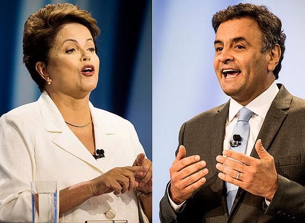folha's tweet image. Dilma e Aécio estão em empate técnico, aponta pesquisa CNT. folha.com/no1535202