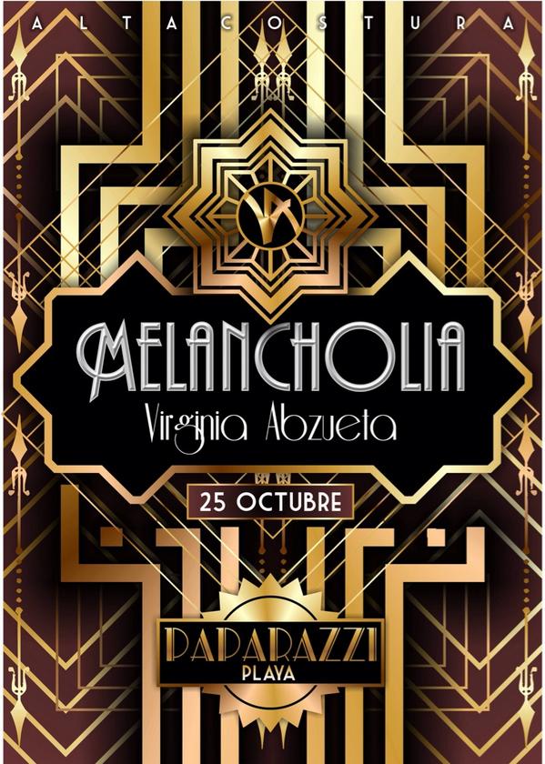 Colección Melancholia, 25 de octubre en paparazzi playa Gijon a las 20:00 horas