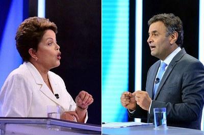 cartacapital's tweet image. CNT/MDA: Dilma tem 50,5% e Aécio, 49,5% | bit.ly/1sGspJk |