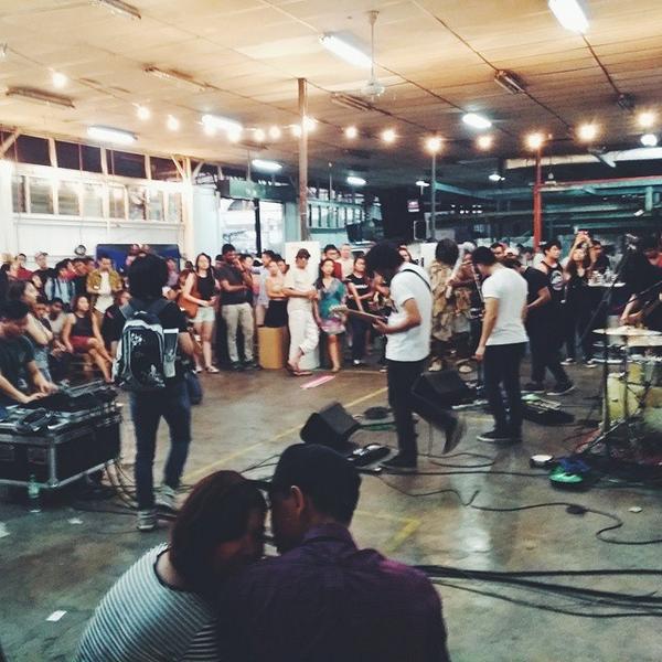 TheMarqueeMusic's tweet photo. Thanks everyone for the support at #SmashingWeekend by @pestlenmortar last night! Much loves! Photo by @michellezyenn http://t.co/EUwsd0ARbq