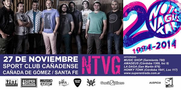 viamedios's tweet photo. #NoTeVaGustar en Cañada de Gómez. Jueves 27/11 @ Sport Club Cañadense > http://t.co/pBuuJYTlDl  @ntvgoficial #NTVG http://t.co/Qf38aqDxHj
