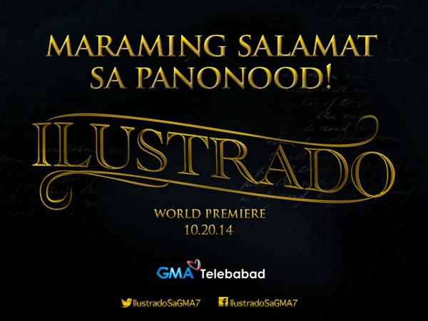 ilustradosaGMA7's tweet photo. Anong eksena ang pinakatumatak sa inyo ngayong gabi? Bukas ulit, mga Kapuso! #Ilustrado http://t.co/Rx5OuG7xVS