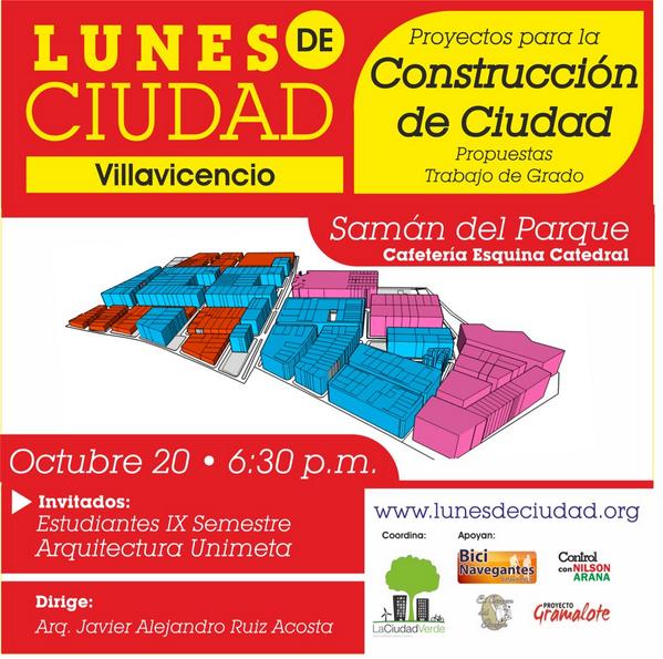 LunesdeVillavo's tweet photo. Estudiantes universitarios pueden y deben construir una mejor ciudad. @UniDelMeta @UniminutoVcio @UniSantoTomas http://t.co/e7ZOUlNq4B