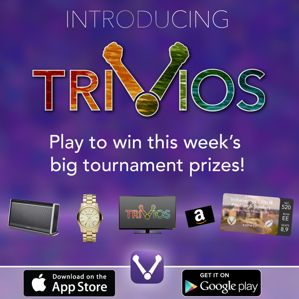 Trivia_Monster's tweet photo. #triVios is out for #iPhone &amp; #Android #Download the #App today &amp; play for #free to win this week's big #prizes http://t.co/IkrbTVdhjm