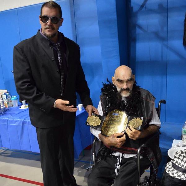 RIP PWA Old School Champ Ox Baker you will be missed! <a href="/IndieBelts/">Indie Belts</a>  <a href="/JosefVonSchmidt/">Josef Von Schmidt</a> @IndyPowerRankin #oxbaker