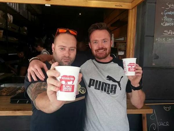 EarthH2O's tweet photo. @WildlifeACTFund @rhinoafrica fantastic atmosphere in #CapeTown today with the launch of the new #rhinocup :D http://t.co/FaigUD293P