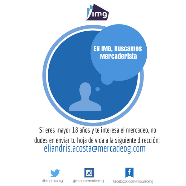 impulsomg's tweet photo. ¿Buscas #empleo? Si eres mayor de 18 años, te interesa el mercadeo, eres proactivo y dinámico ¡somos tu mejor opción! http://t.co/8FaaH07gMS