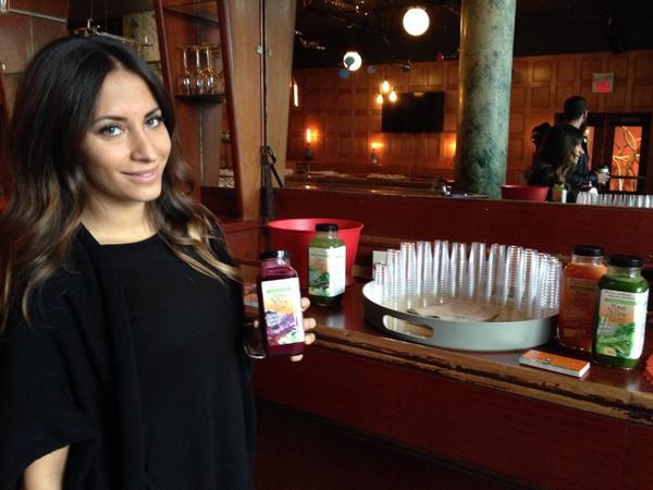 RawJuiceGuru's tweet image. Fashion week ready at #SSL14 event. @taniaz_ca #rawjuice samples to hydrate and nourish you thru this week #toronto
