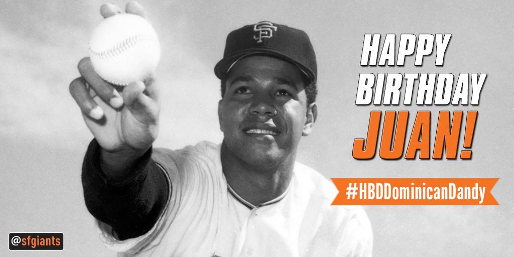 Happy Birthday to the Dominican Dandy, Juan Marichal! 