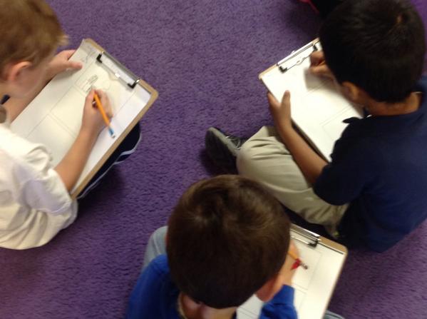 TeamExploreWAWM's tweet photo. Readers track their thinking while they read.  We are tracking our background knowledge. #WAWMlearningenvironment http://t.co/UwQdqRJEo8