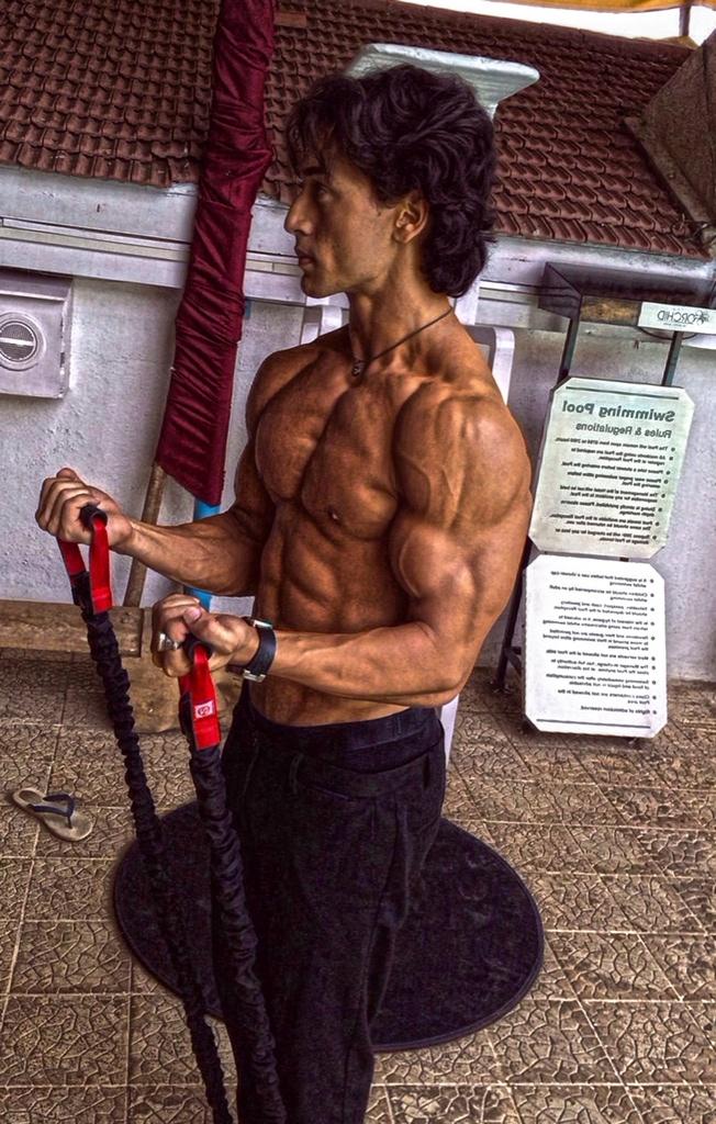 Tiger on sale shroff workout