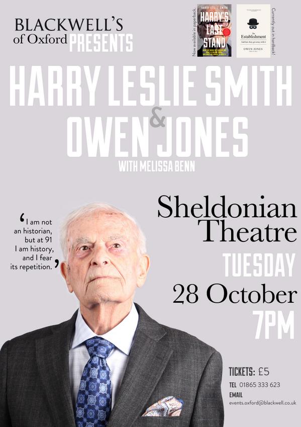 Booked your tickets for @SheldonianOxUni on the 28th October yet? <a href="/OwenJones84/">owenjones84</a> <a href="/Melissa_Benn/">Melissa Benn</a> £5 #BritainNeedsAPayrise