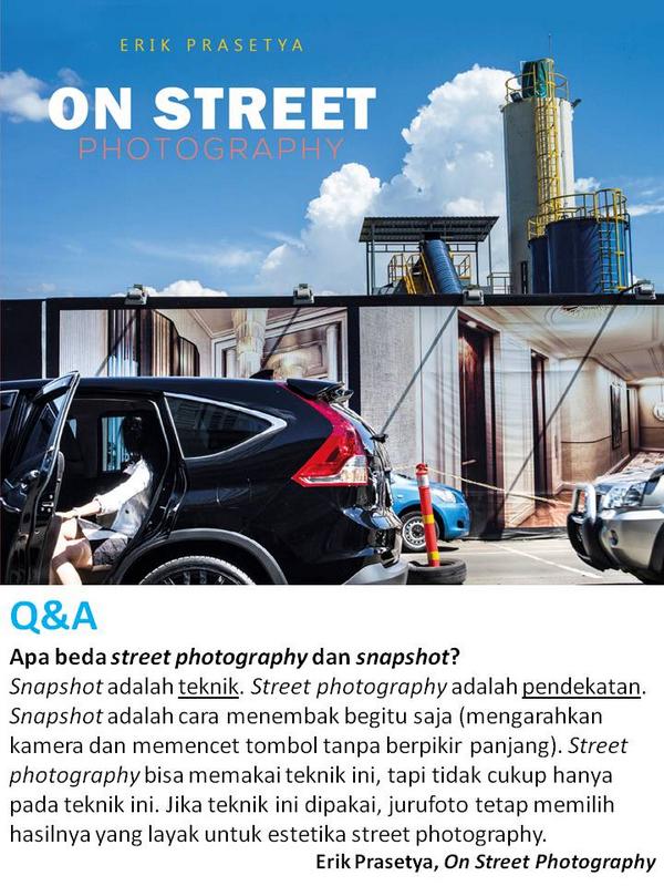 RelikFu's tweet photo. JIka Anda tak tahu beda snapshot, fotojurnalistik, &amp; streetphotography, wajib baca buku ini: #OnStreetPhotography http://t.co/WaLzH0GKVr