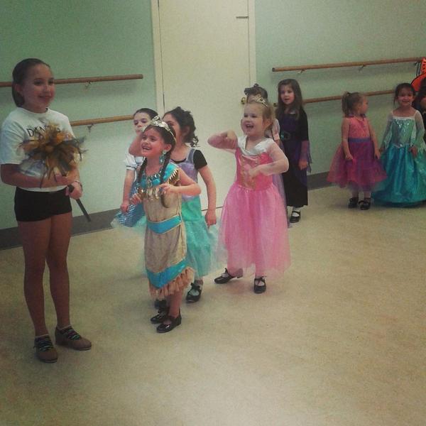 DanceFactoryMA's tweet image. Costume parade in dance class