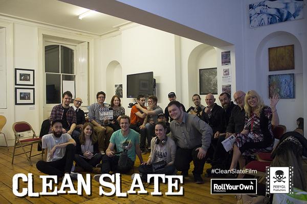 Peryglpro's tweet photo. Wrap for day one of our latest #production #CleanSlateFilm #RollYourOwn #PeryglPro #indiefilm #Cardiff #Wales #art http://t.co/SgX9Evlg3e