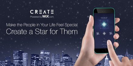 Wix's tweet photo. !**Create your star. Dedicate it to someone special. Share it. 
Join the galaxy: http://t.co/uHo1NDGFQn

#CreateByWix http://t.co/Mygh28O5XW