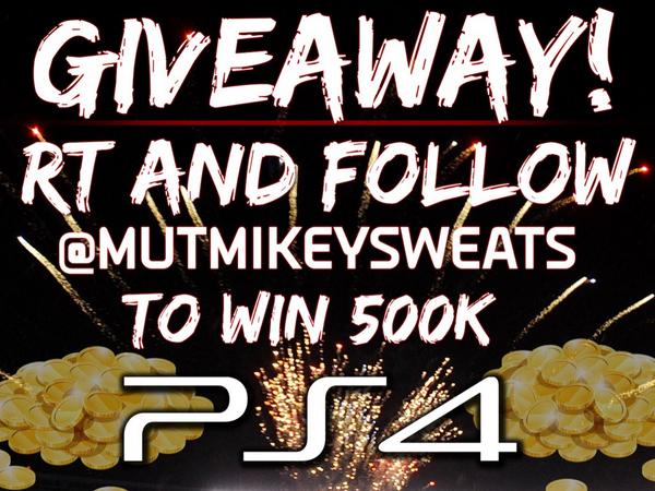 MUTMikeySweats's tweet image. GIVE AWAY TIME! ENDS - November 3rd - RT  and FOLLOW! BOOM!