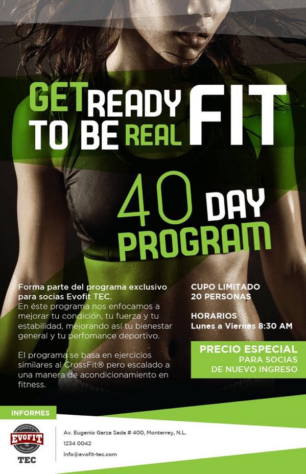 EvoFitTec's tweet photo. Atención Chavas! Programa d acondicionamiento físico diseñado especialmente para Ustedes! Informes vía md o facebook http://t.co/u0ciAs9haW