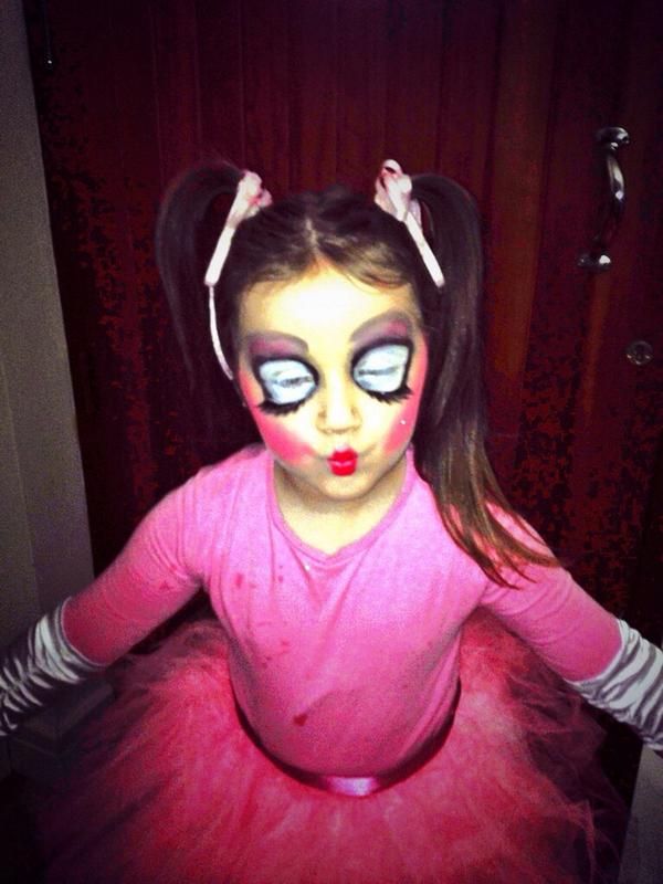 chloeoneill24's tweet photo. Wind-Up Doll Mia #Halloween #windup #tutu #sparkle @HalloweenCount http://t.co/COgxRNM10w