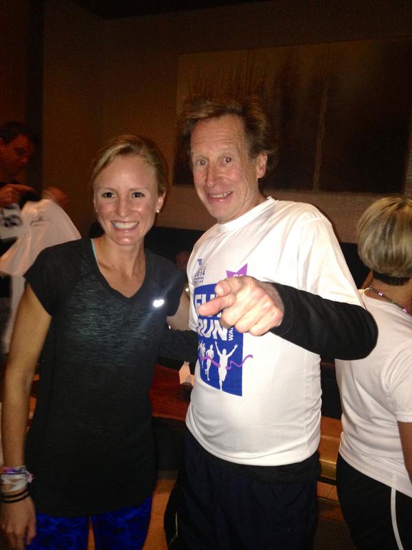 Boston26_2_Pro's tweet photo. Chicago Style! @ShalaneFlanagan & @BillRodgersRACE join #2014MM Fun Run with @MFinancialGroup! #WeRunTogether http://t.co/PwImYEyxOt